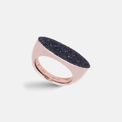 Anillo Plata 925mm-Polvo Negro