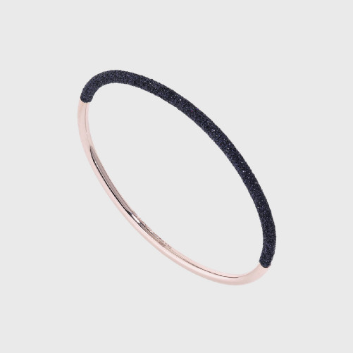 Pulsera Plata 925mm-Polvo Negro