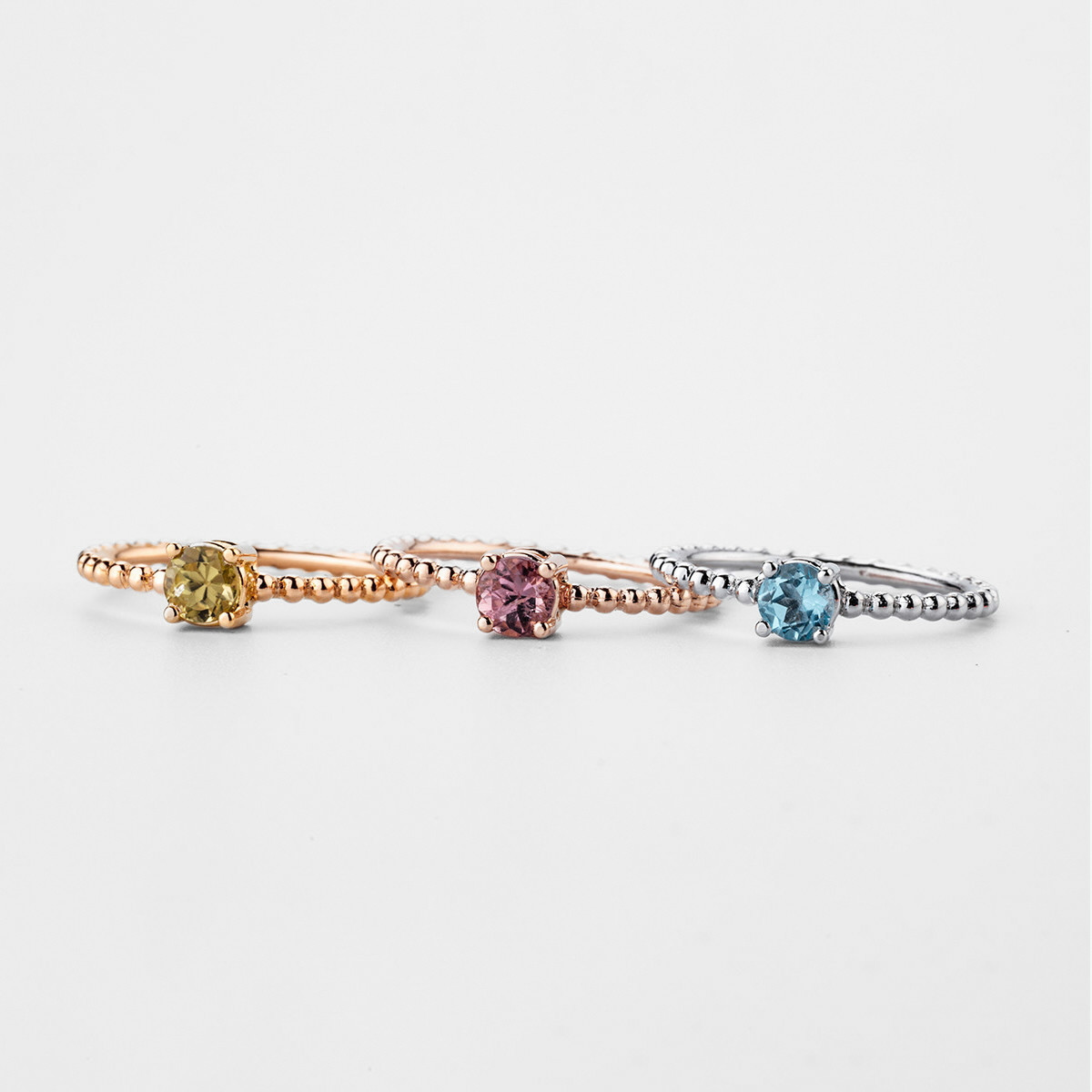 Anillo Oro 18k Topacio Azul